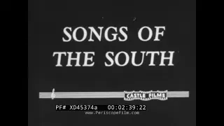 1940s “SOUNDIES” REEL: LAMBETH WALK, SONGS OF THE SOUTH, “DINAH” w/ BOB HOWARD XD45374a