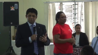 Fijian Attorney General, Aiyaz Sayed-Khaiyum, Budget consultations with members of FNCDP