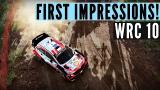 WRC 10: My FIRST impressions (Xbox Series X)