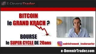 Le grand krach du Bitcoin et le Supercycle des bourses