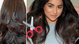 HOW TO CUT YOUR HAIR AT HOME IN 1 SIMPLE STEP | DIY Soft Layers