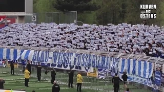 FC Carl Zeiss Jena 0:4 1. FC Magdeburg 03.05.2015 | Choreos & Support