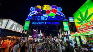 Bangla Walking Street, Patong Beach, Phuket, Thailand 🇹🇭 4K Walking Tour