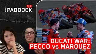 DUCATI WAR : PECCO vs MARQUEZ