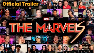 The Marvels - Official Trailer | REACTION MASHUP | Marvel Studios'