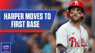 Bryce Harper's move to first base and its fantasy impact | Circling the Bases | NBC Sports