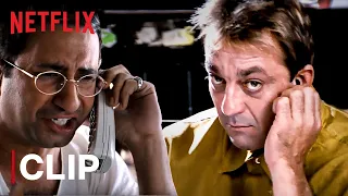 Munna Bhai Funny Exam Cheating Scene | Sanjay Dutt | Munna Bhai M.B.B.S. | Netflix India