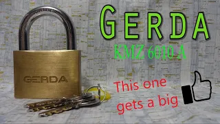 #317 GERDA KMZ 6010 A padlock picked and reviewed
