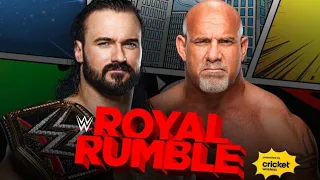 Royal Rumble 2021: Drew McIntyre vs. Goldberg for the WWE Championship (WWE 2K20)