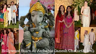 Bollywood Stars At Ambanis Ganesh Chaturthi 2019