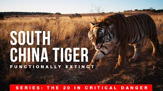 South China tiger, "functionally extinct". 20 species in critical danger of extinction