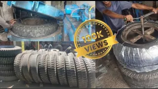 Restoring of use old tyre / Restore old tyre making new /how old tyre are retread @BusinessInsider