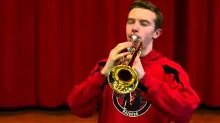 Look and listen as Brian Keegan plays the trumpet