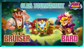 Max Bruiser (3979%) Vs. Max Bard (3767%) | Clan Tournament | Rush Royale