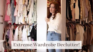 EXTREME Wardrobe Clear Out ~ Declutter With Me to Move Out! | Molly Jo