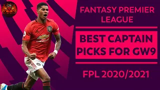 FPL: GAMEWEEK 9 BEST CAPTAIN PICKS! | BIG CHOICES! | FANTASY PREMIER LEAGUE TIPS 2020/21