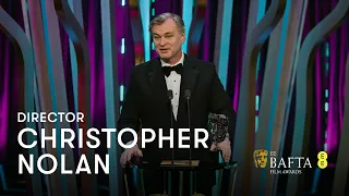 Christopher Nolan wins Director for Oppenheimer | EE BAFTA Film Awards 2024