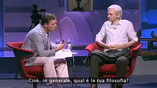 intervista a Julian Assange - Wikileaks - (sottotitoli ITA )