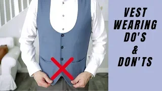 How To Wear A Vest For Men | Waistcoat