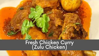 Fresh Chicken Curry (Zulu Chicken) | #freshchickencurry #zuluchicken #perimaskitchen