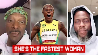 Snoop Dogg & Kevin Hart Break Silence About Elaine Thompson “Fastest Woman Alive”