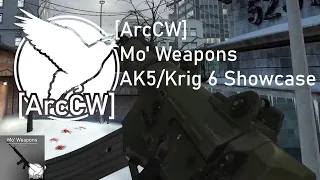 Garry's Mod [ArcCW] Mo' Weapons Krig 6/AK 5 Showcase (w. Third Person Reload)