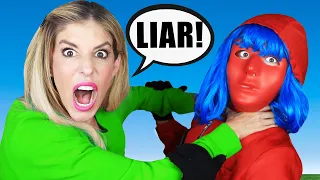 Lie Detector Test on Best Friend for Face Reveal! Rebecca Zamolo