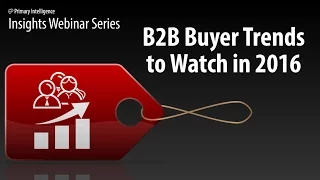 B2B Buyer Trends for 2016