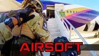 AIRSOFT AIRPLANE HOSTAGE RESCUE