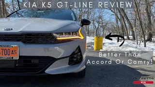 2022 Kia K5 GT-Line Review | The BEST Midsize Sedan!