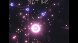 Polyrhythm Experiment Called "Stellar Flow" // Serene Animations and Calming Sounds