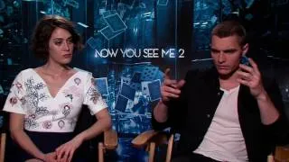 Now You See Me 2: Dave Franco & Lizzy Caplan Official Movie Interview | ScreenSlam