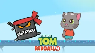 Red Ball 4 Animation | Talking Tom In Red Ball 4 World