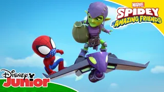 🤣 Green Giggles | MARVEL'S Spidey and His Amazing Friends| Disney Junior Africa