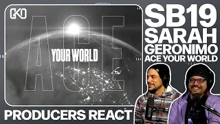 PRODUCERS REACT - SB19 Sarah Geronimo Ace Your World Lyric Video Reaction