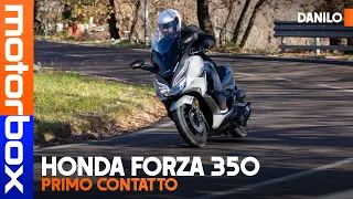 Nuovo Honda Forza 350 | Più potenza, maggior confort. La prova su strada