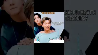 RM and his struggles with kids! (BTS)