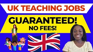 UK Teaching Jobs With FREE Visa Sponsorship & QTS, Without Spending Any Money 🔥