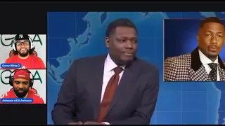 REACTION TO COLIN JOST AND MICHAEL CHE WEEKEND UPDATE COMPILATION