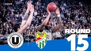 Last minute run gives Cluj home win! | Round 15 Highlights | 2022-23 7DAYS EuroCup