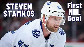 Steven Stamkos #91 (Tampa Bay Lightning) first NHL goal Oct 30, 2008 (Classic NHL)