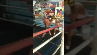 Sparing miel fajardo vs. jayson Vayson..                The  2 boxers of agusan del sur