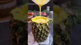 Fresh Pineapple 🍍 Juice 🥤🍍 #shorts #pineapple #pineapplejuice #fruitjuice #pineapplerecipes #juice