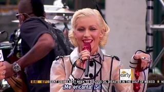 Christina Aguilera - Entrevista & show completo "Bionic" en The Early Show 2010 (Subtítulos español)