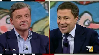 Il confronto tra Carlo Calenda e Italo Bocchino