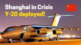 Shanghai COVID crisis: Y-20, Largest Chinese military planes came to the rescue, 10000 people coming