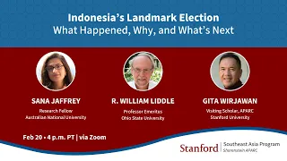 Indonesia’s Landmark Election Analysis | Sana Jaffrey, R. William Liddle, and Gita Wirjawan