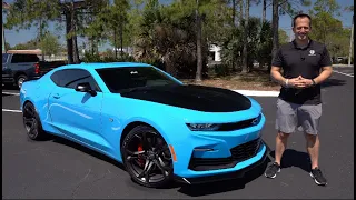 Is the 2022 Chevy Camaro SS 1LE a BETTER muscle car than a Challenger Scat Pack?