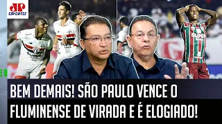 "É SENSACIONAL o início do Zubeldía! O São Paulo mostra MUITA RAÇA, VONTADE e..." 2x1 no Fluminense!