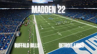 Buffalo Bills vs Detroit Lions Preseason Week 1 3rd Quarter Madden 22